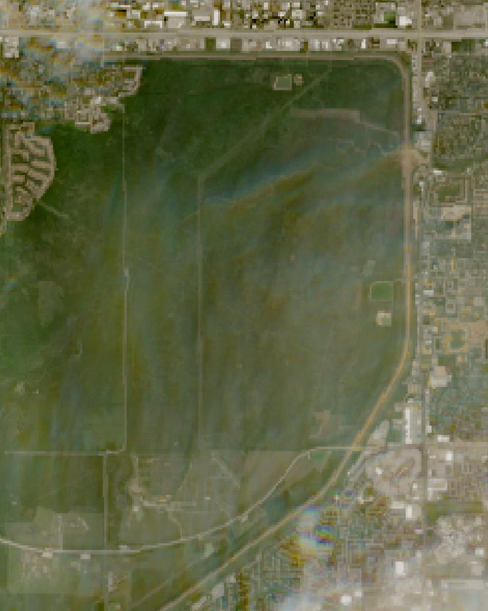 Barker Reservoir from space, lowest since 2016, Oct 3, 2022