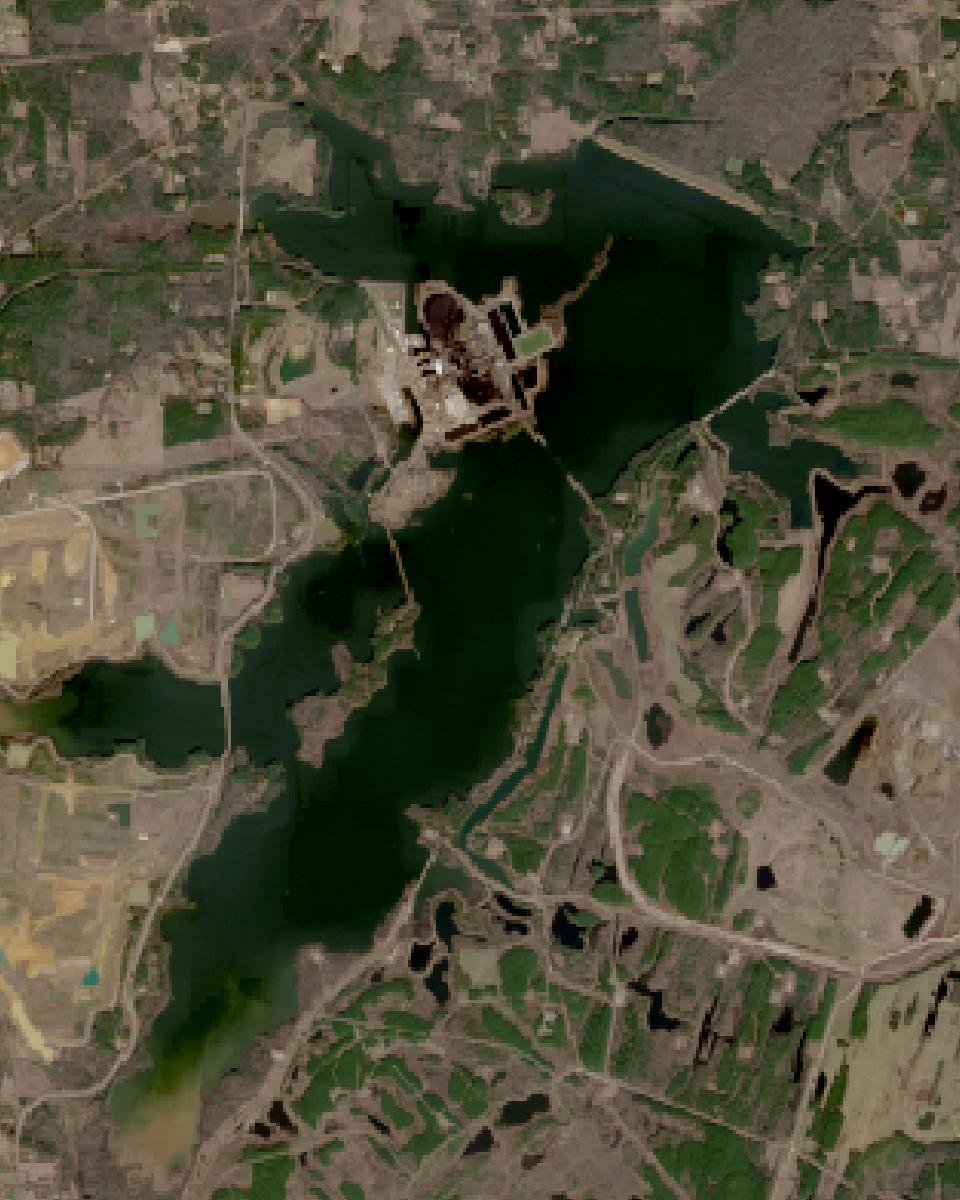 Martin Lake from space, highest since 2016, Feb 1, 2025